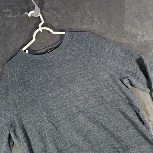 Banana Republic Mens Long Sleeve‎ Crew Neck Pullover Sweater Blue Large